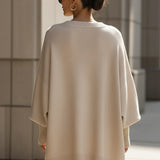 Bea - Pull Poncho Beige Chic