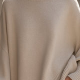 Bea - Pull Poncho Beige Chic