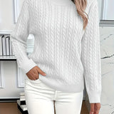 Lena – Pull en tricot à torsades pour femme