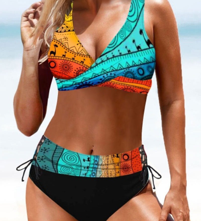Eva | Bikini Coloré et Joyeux