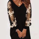Amelie™ — Robe élégante aux manches dentelle