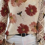 Aurélie - Cardigan Floral Léger