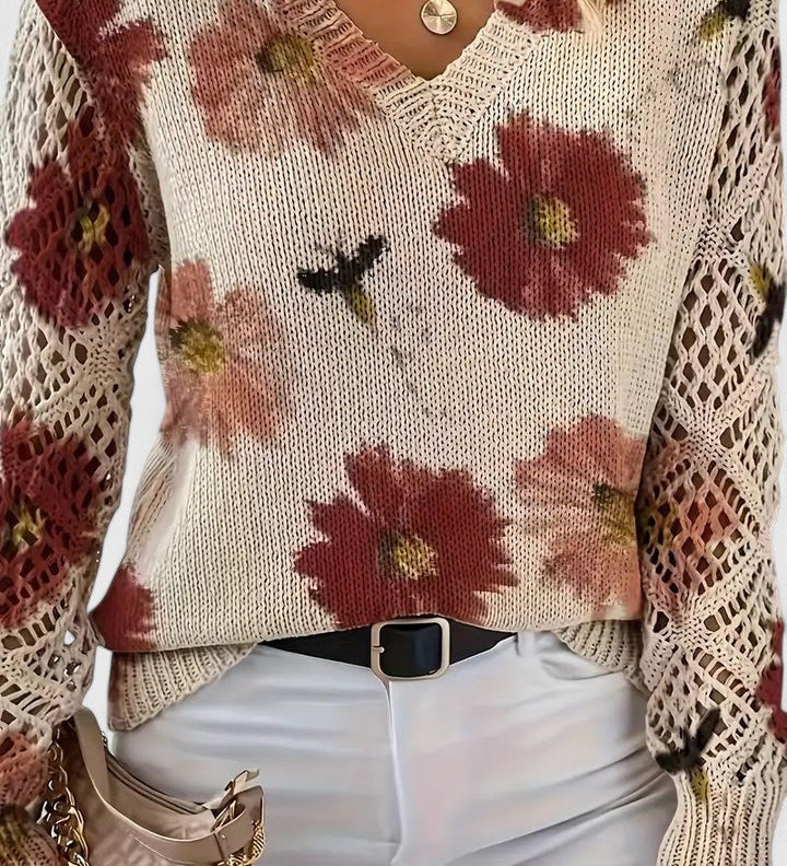 Aurélie - Cardigan Floral Léger
