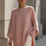 Bea - Pull Poncho Beige Chic