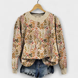 Tina - Pull Floral Élégant