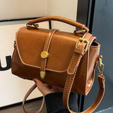 Élodie™ — Sac bandoulière carré chic contrasté