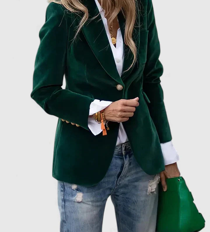 Iréna™ — Blazer élégant au style intemporel