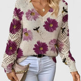 Aurélie - Cardigan Floral Léger