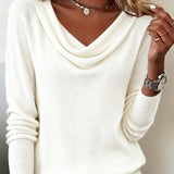 Lina - Pull Uni Confortable