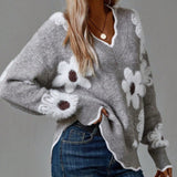 Thea - Pull Floral Élégant