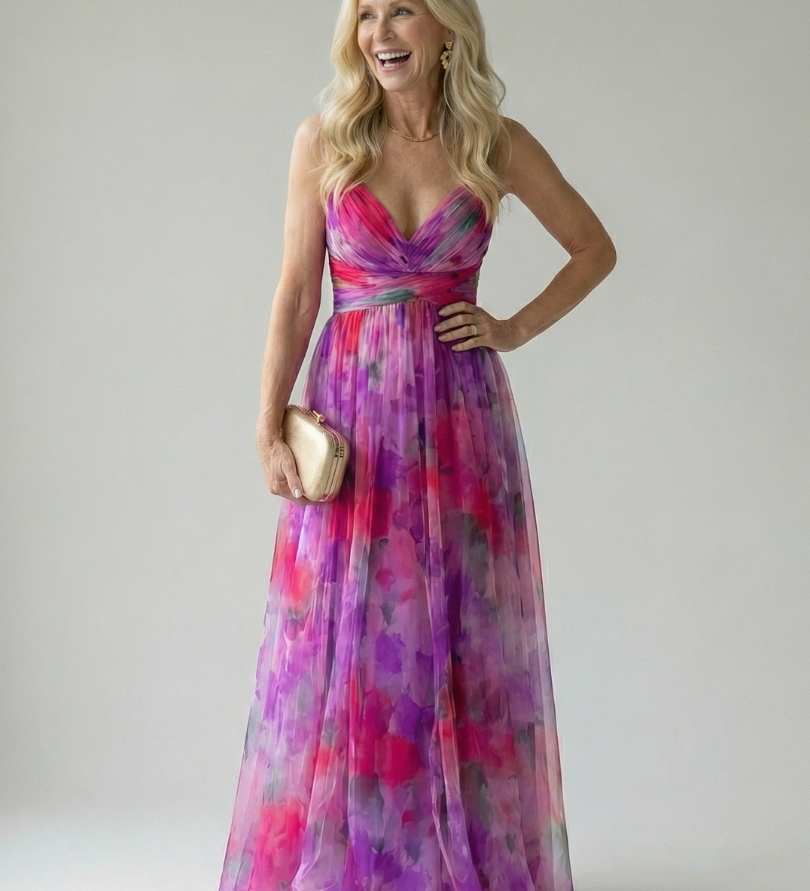 Robe Maxi Douce à Envelopper