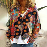 Saskia - Pull Bohème Coloré