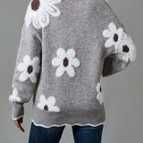 Thea - Pull Floral Élégant