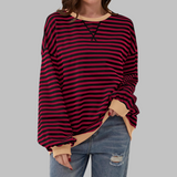 Chloe - Pull Rayé Décontracté