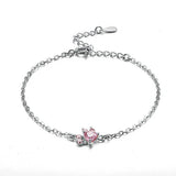 Arbour – Parure de bijoux 4 pièces avec patte et cœur en zirconia
