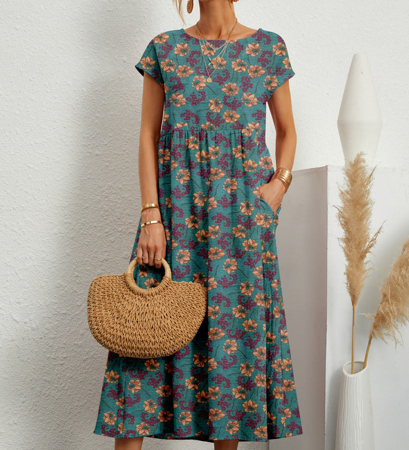 Gia - Robe Florale Élégante
