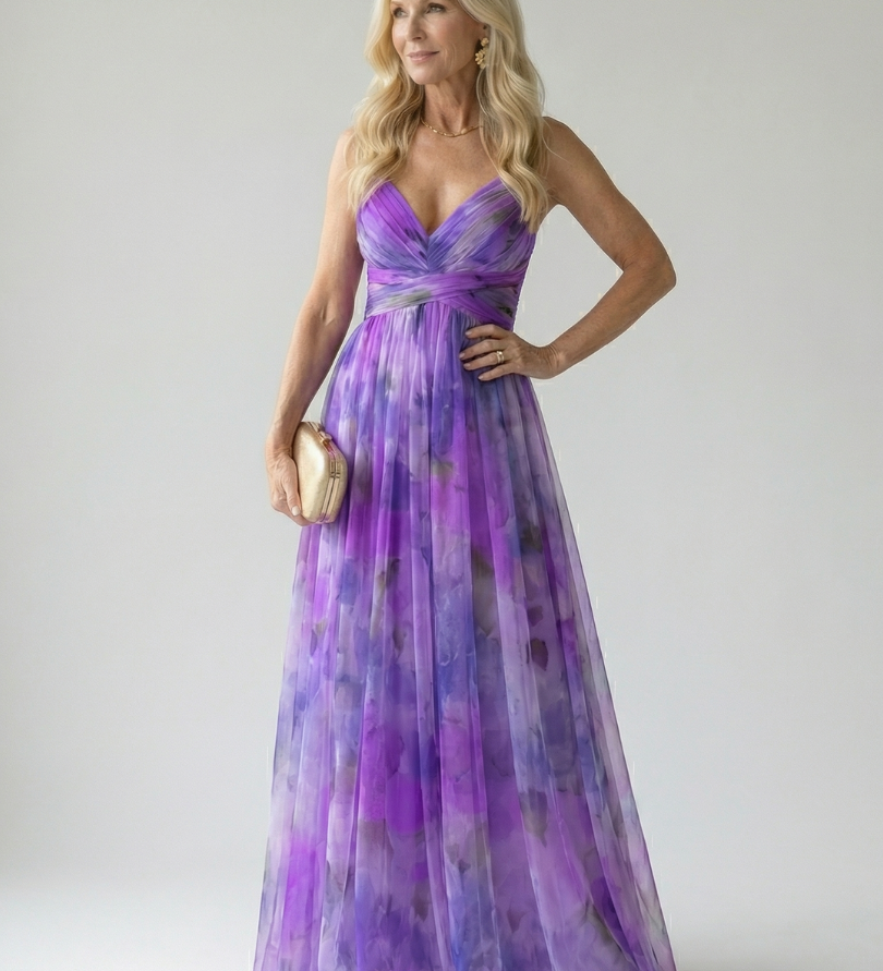 Robe Maxi Douce à Envelopper