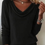 Lina - Pull Uni Confortable