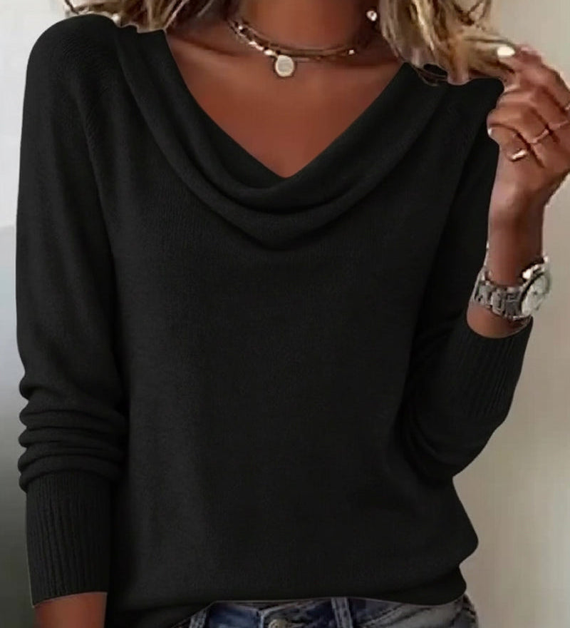 Lina - Pull Uni Confortable