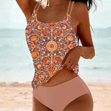 Aqua Fantasy | Tankini d'été Imprimé Chic