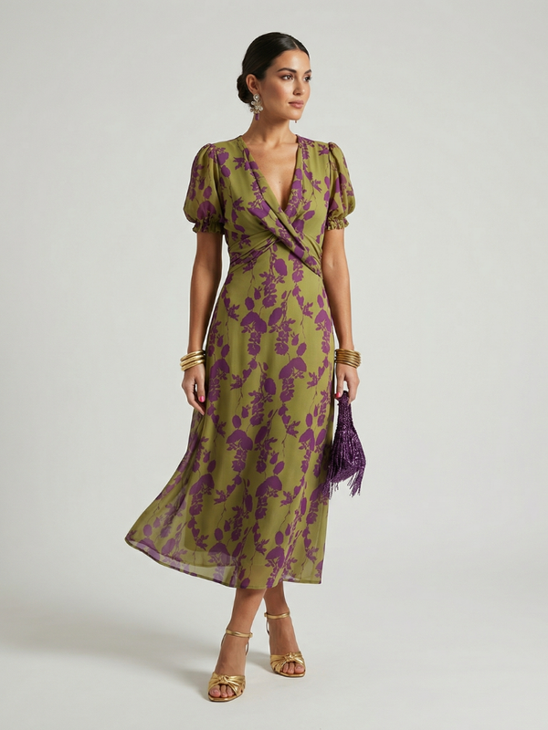 Robe Maxi Florale Décontractée