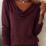 Lina - Pull Uni Confortable