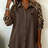 Aria - Chemise Léopard Élégante