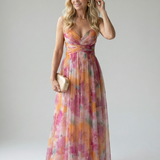 Robe Maxi Douce à Envelopper