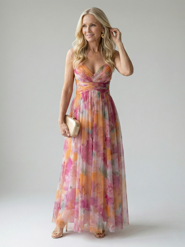 Robe Maxi Douce à Envelopper