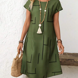 Delia - Robe Mi-Longue Élégante