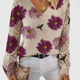 Aurélie - Cardigan Floral Léger