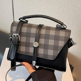 Élodie™ — Sac bandoulière carré chic contrasté