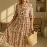 Diane - Élégante Robe Midi Décontractée