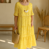 Diane - Élégante Robe Midi Décontractée