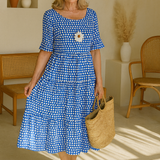 Diane - Élégante Robe Midi Décontractée