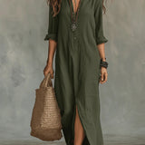 Saule - Robe Maxi Élégante et Confortable