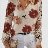 Aurélie - Cardigan Floral Léger