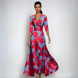 Valeria - Élégante Robe Maxi Fleurie