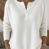 Sarah - Pull Henley Élégant