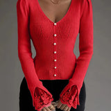 Elena - Pull Chic en Dentelle