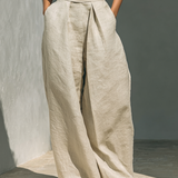 Amara — Ensemble minimaliste blouse et pantalon fluide
