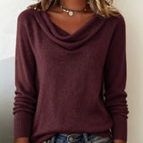 Lina - Pull Uni Confortable