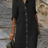 Gabrielle - Robe Mi-Longue Élégante