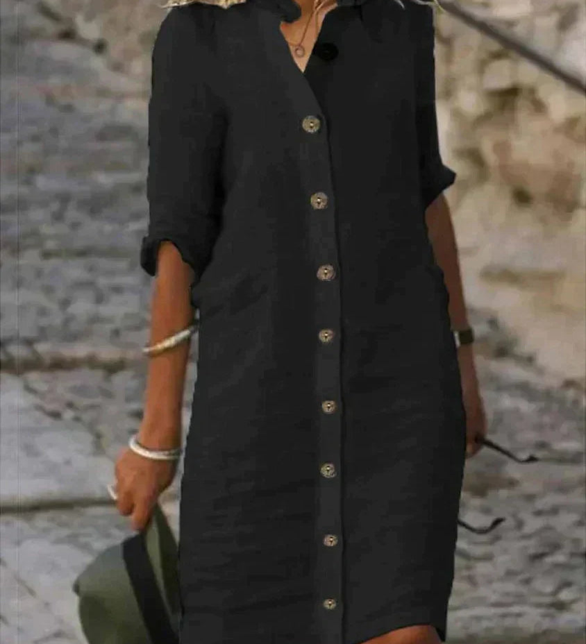 Gabrielle - Robe Mi-Longue Élégante