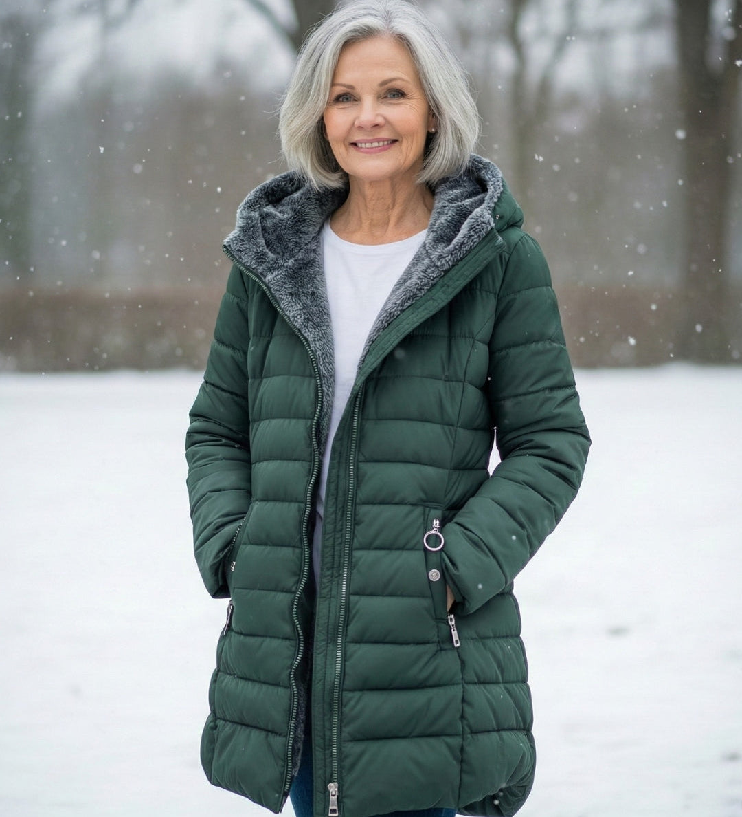 Marguerite™ — Veste matelassée chaude confortable élégante