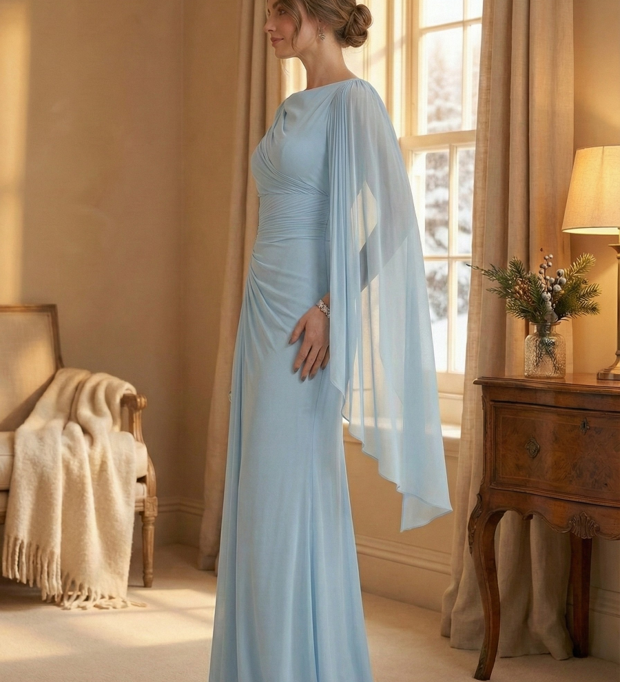 Éléonore™ — Robe maxi fluide aux lignes raffinées
