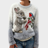 Luna - Pull En Peluche Festif