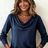 Lina - Pull Uni Confortable