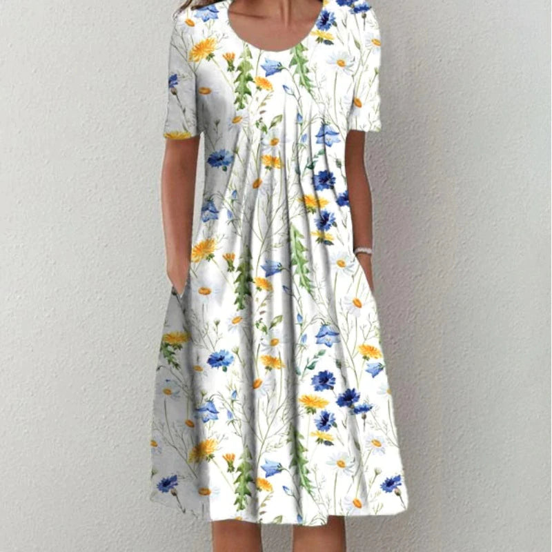 Gigi – Robe Estivale Flatteuse Effet Ventre Plat
