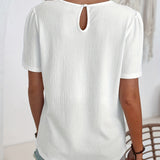 Noémie™ — T-shirt élégant à texture subtile